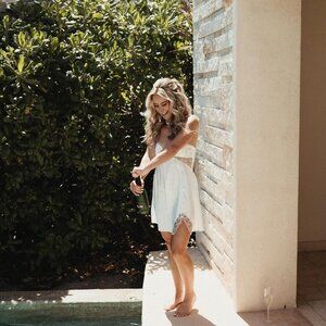 For love and lemons baby’s breath slip dress